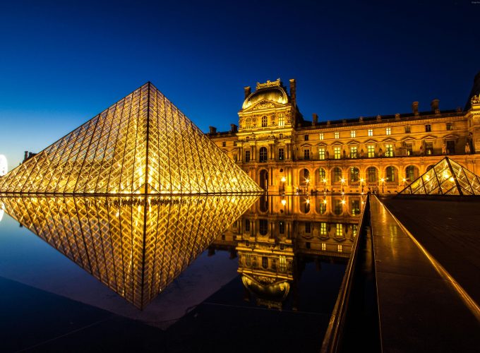 Wallpaper Louvre museum, France, Paris, Tourism, Travel, Architecture 620206621